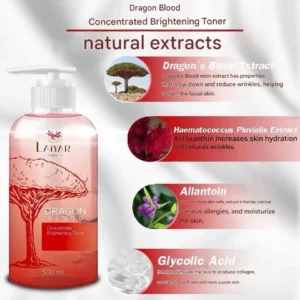 Laiyar Dragon Blood Concentrate Brightening Toner 500ml Thailand