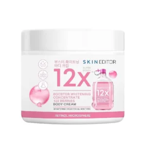 Skin Editor Booster Whitening Concentrate 12X Berries Body Cream 200ml Thailand