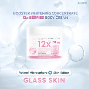 Skin Editor Booster Whitening Concentrate 12X Berries Body Cream 200ml Thailand