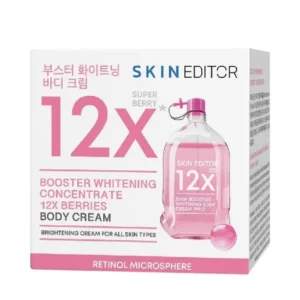Skin Editor Booster Whitening Concentrate 12X Berries Body Cream 200ml Thailand