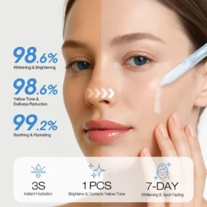 Teashell Triple Whitening & Moisturizing Serum Ampoule Niacinamide Brightening Serum 1.5ml vials