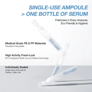 Teashell Triple Whitening & Moisturizing Serum Ampoule Niacinamide Brightening Serum 1.5ml vials