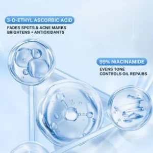 Teashell Triple Whitening & Moisturizing Serum Ampoule Niacinamide Brightening Serum 1.5ml vials