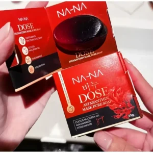 NAWANNA Na-Na Dose Astaxanthin Facial Soap Brightening Cleansing Bar 30g