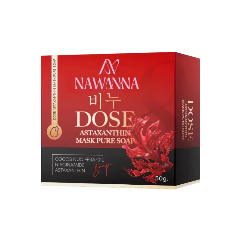 NAWANNA Na-Na Dose Astaxanthin Facial Soap Brightening Cleansing Bar 30g