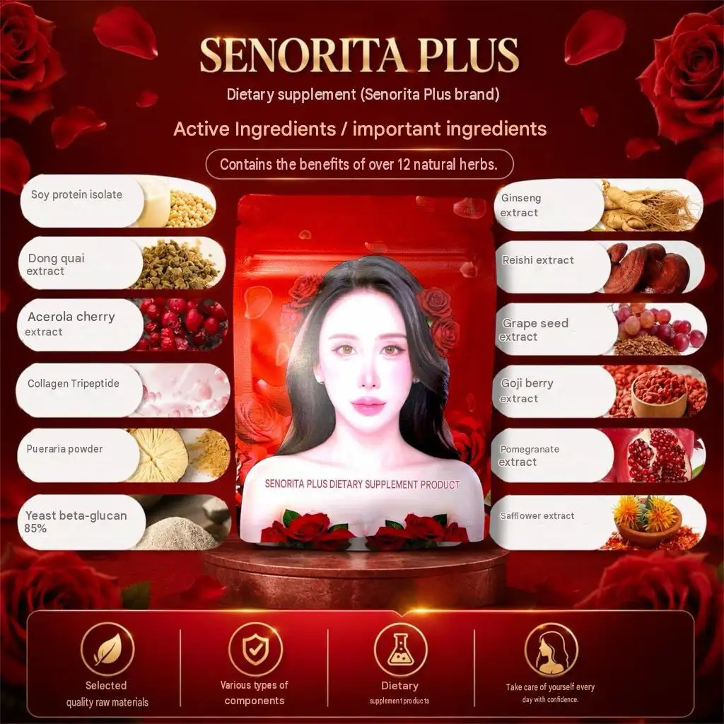 Senorita Plus Dietary Supplement Capsules 1 Bag 10 Capsules