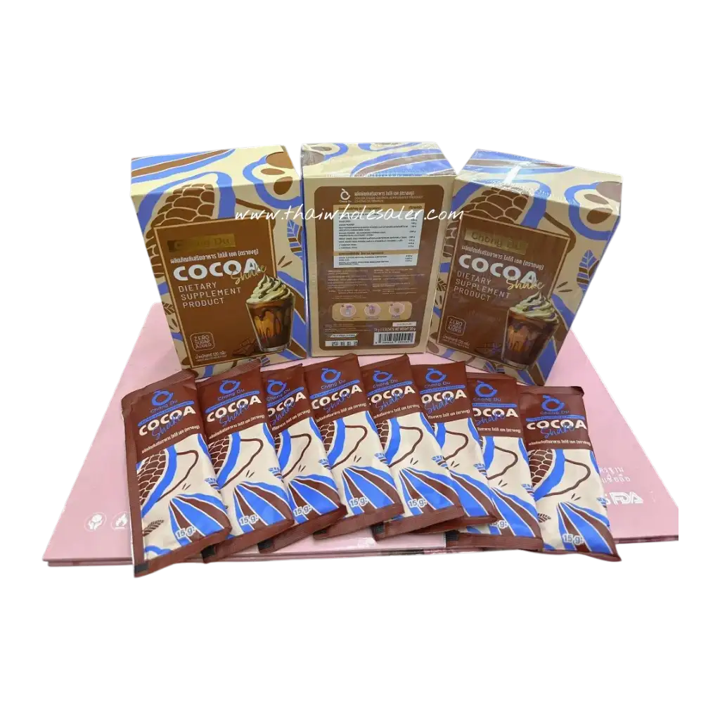 C9 C-Nine Chong Du Cocoa sugar-free cocoa drink mix 8 sachets 15g per sachet 120g box