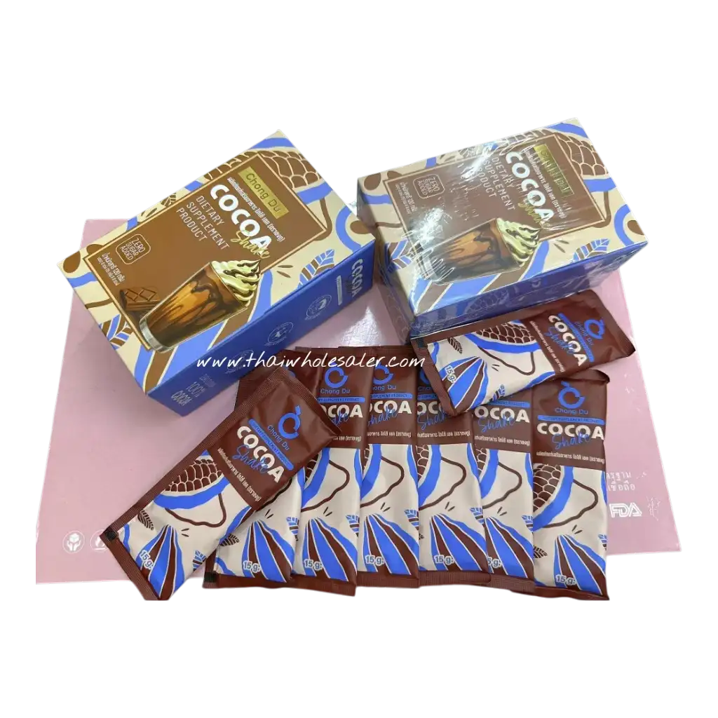 C9 C-Nine Chong Du Cocoa sugar-free cocoa drink mix 8 sachets 15g per sachet 120g box