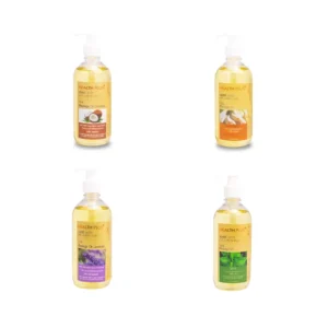 Health Plus Aromatherapy Massage Oil 4 Variations Coconut Lemongrass Lavender Mint Body Massage Oil